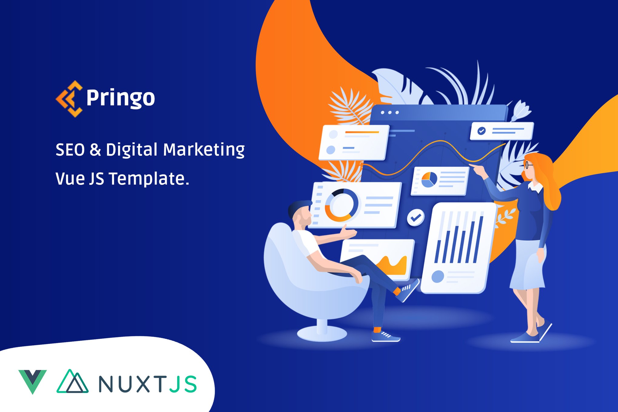 Pringo - Digital Marketing Vue JS Template
