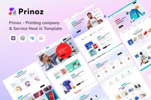 Prinoz – Printing company & Service Next Template