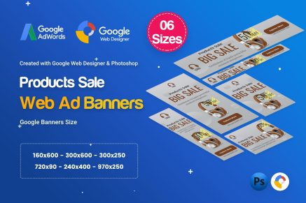 Product Sale Banners Ad D30 - Google Web Design
