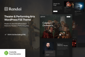 Randai – Theater Entertainment WordPress Theme