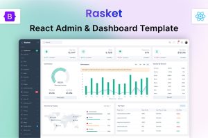 Rasket – React Admin Dashboard Template