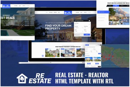 Real Estate - Realtor HTML Template with RTL