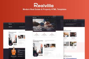 Realvilla – Modern Real Estate & Property HTML