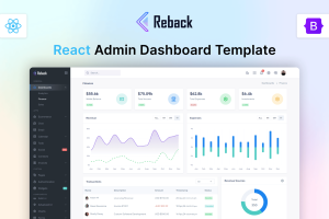 Reback – React Admin and Dashboard Template