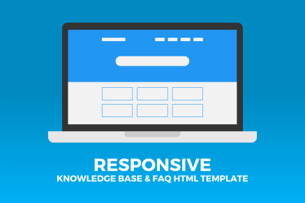 Responsive Knowledge Base and FAQ HTML Template