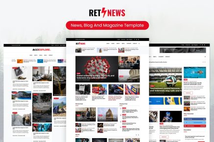 Retnews - News, Blog and Magazine Template