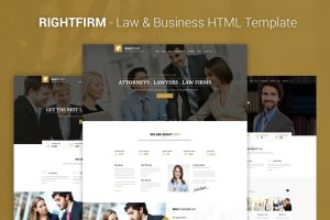RIGHTFIRM – Law and Business HTML Template