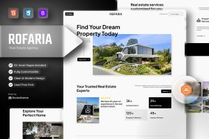 Rofaria – Real Estete Property Elementor Template Kit