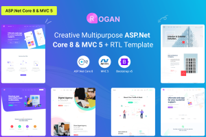Rogan – Creative Multipurpose ASP.Net MVC template