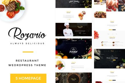 Rozario - Restaurant and Food HTML Template