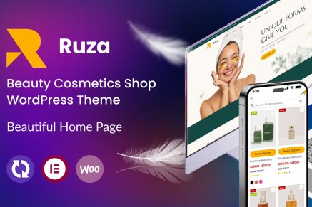 Ruza 1.0.14 - Beauty Cosmetics Shop WordPress Theme
