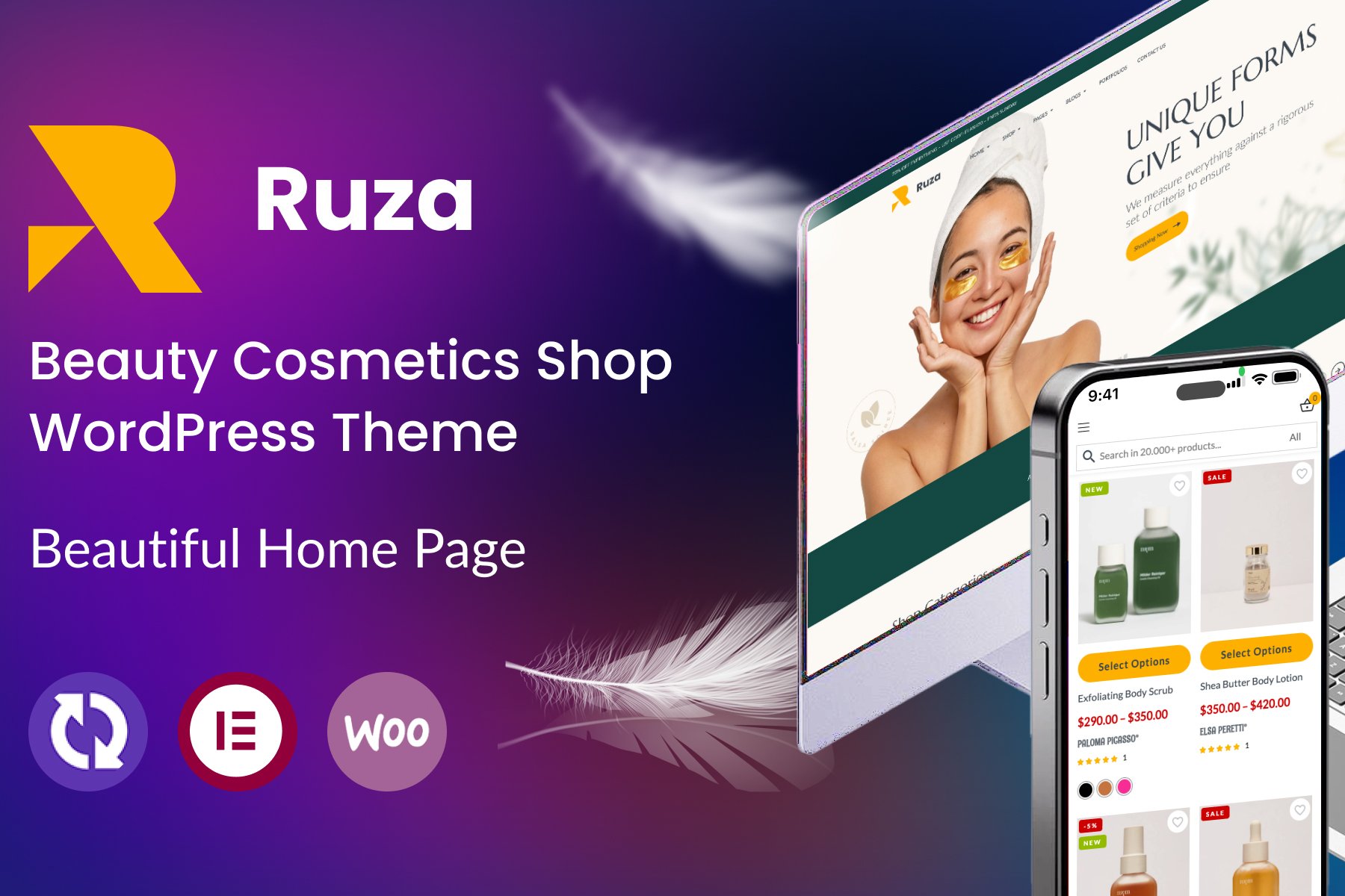 Ruza 1.0.14 - Beauty Cosmetics Shop WordPress Theme