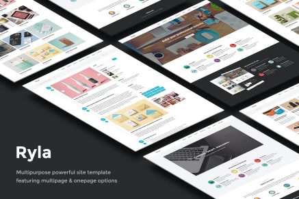 Ryla - Multipurpose Single/Multi Page Template