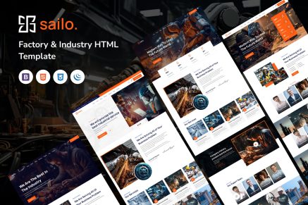 Sailo - Factory and Industry HTML5 Template
