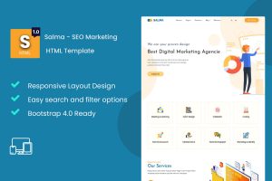 Salma – SEO Marketing HTML Template