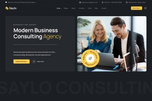 Saylo – Business Consulting Elementor Template Kit