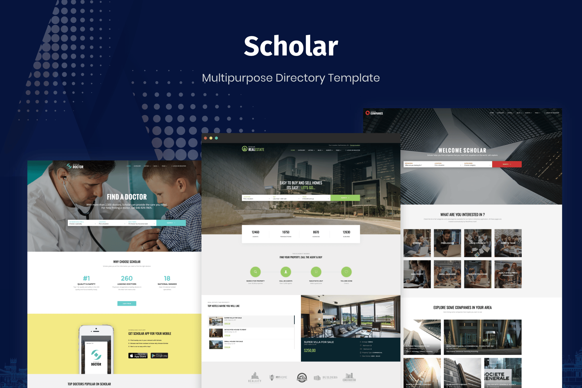 Scholar - Multipurpose Directory Template