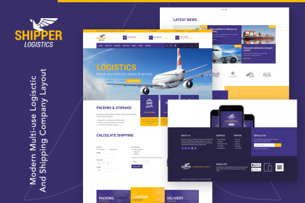 Shipper Logistic - Transportation HTML Template