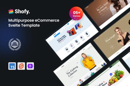 Shofy - Multipurpose eCommerce Svelte Template