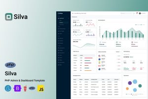 Silva – PHP Admin and Dashboard Template