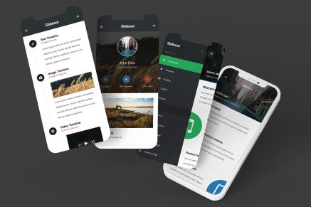 Slideout - Mobile Website Template