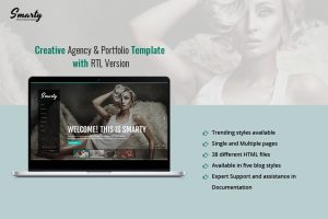 Smarty – Portfolio & Photography HTML Template