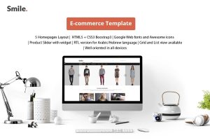Smile – HTML E-commerce Bootstrap Template
