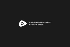 Sora – Minimal Photographer Template
