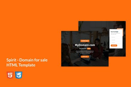 Spirit - Domain for Sale HTML Template