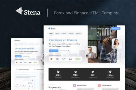 Stena - Forex and Finance HTML Template