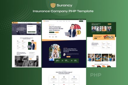 Surancy - Insurance Company PHP Template