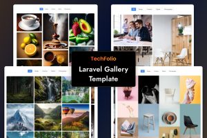 TechFolio – Laravel TailwindCSS Portfolio Template