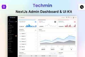 Techmin – Next.Js Admin and Dashboard Template