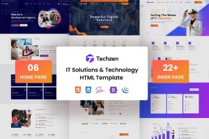 Techzen – IT Solutions and Technology HTML Template