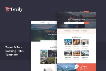 Tevily - Travel and Tour Agency HTML Template