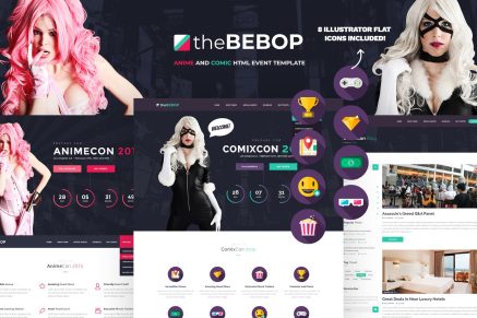 The Bebop Anime and Comic HTML Events and Convention