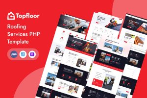 Topfloor – Roofing Services PHP Template