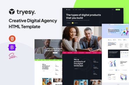Tryesy - Creative Digital Agency HTML Template