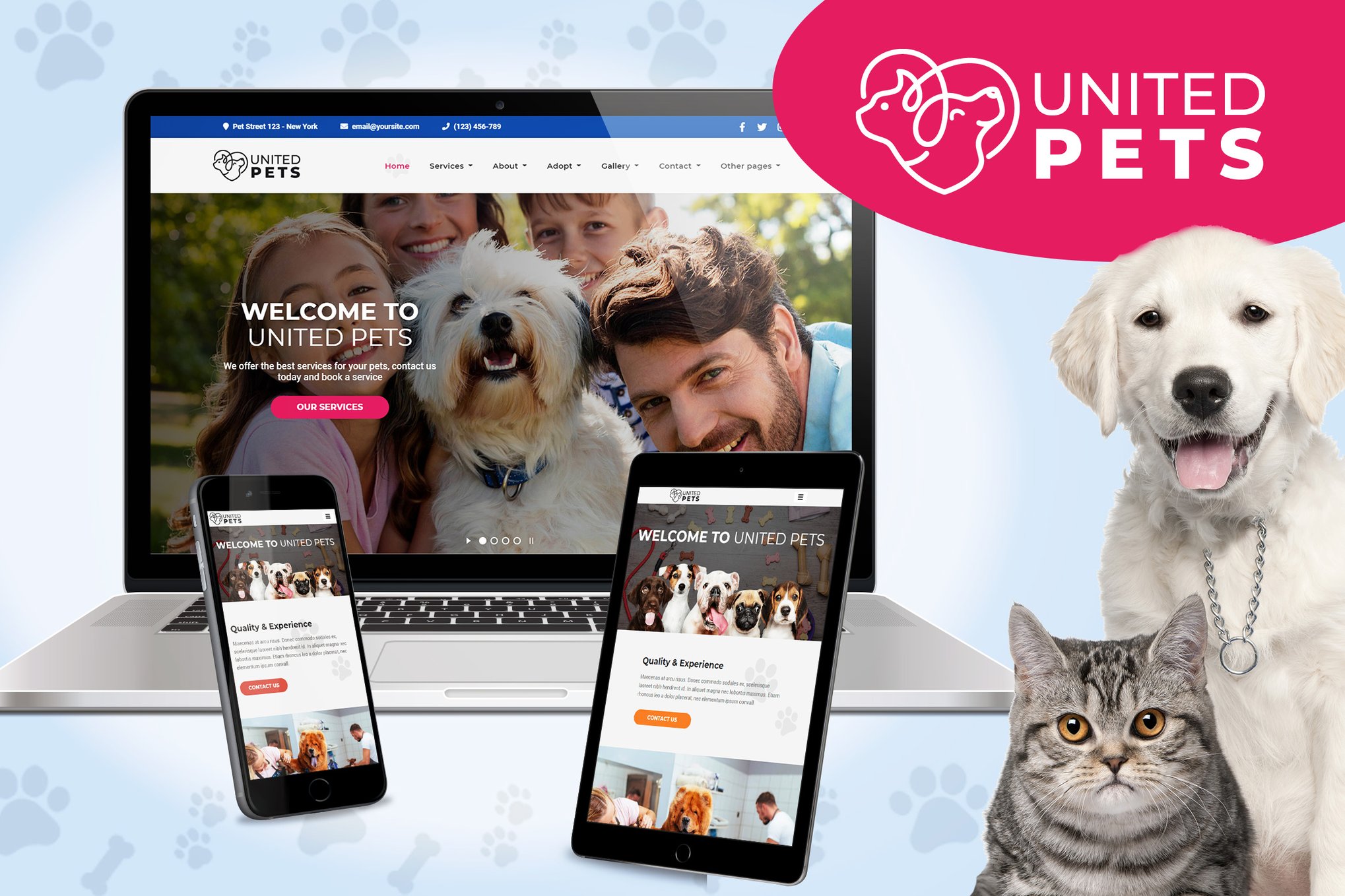 United Pets - Responsive HTML5 Template