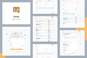 Unity Forum HTML Template