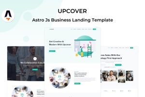 Upcover – React Js Business Landing Page Template