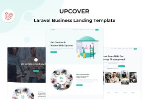 Upcover – Laravel Business Landing Page Template