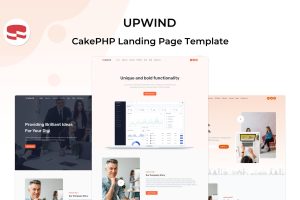 Upwind – CakePHP Landing Page Template