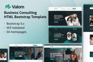 Valom – Business Consultancy HTML Template