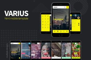 Varius – HTML Mobile Template