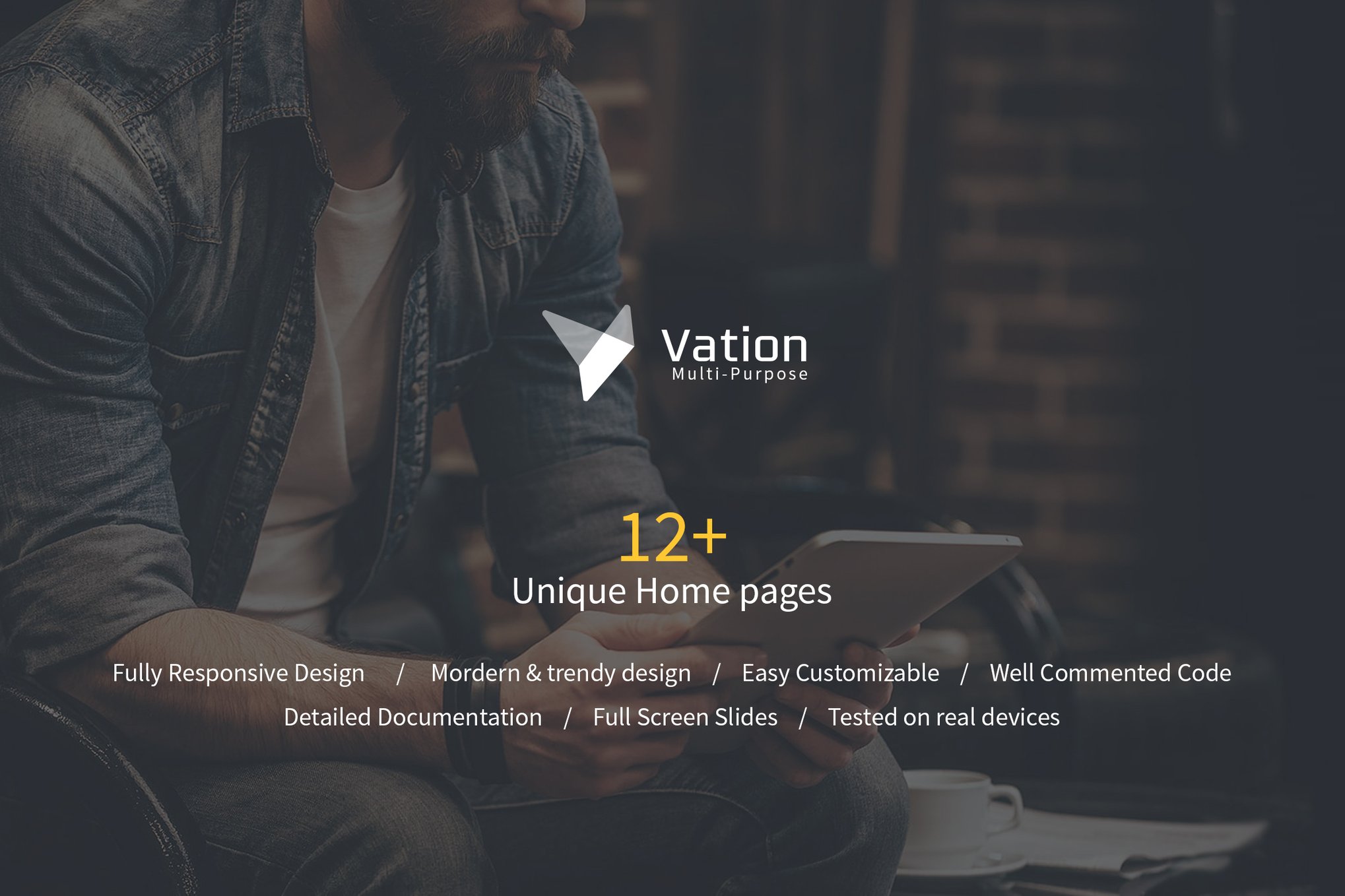 Vation - Responsive Multi-Purpose HTML5 Template