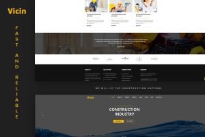 Vicin – Multipurpose Construction and Plumbing HTML