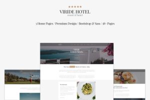 Viride – Hotel and Resort Premium HTML template