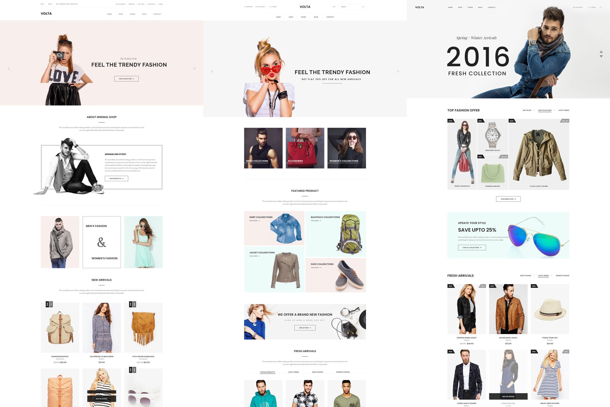 Volta - Minimal Shopping HTML5 Template