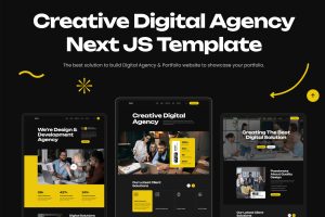 Vorix – Creative Digital Agency Next JS Template